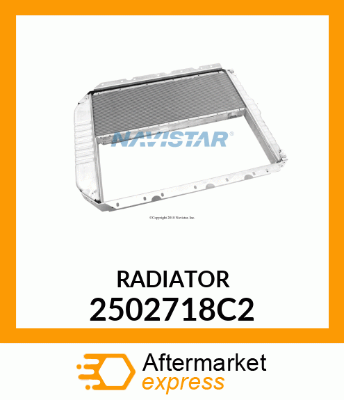 RADIATOR 2502718C2