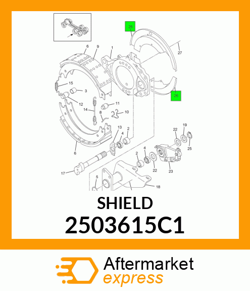 SHEILD 2503615C1