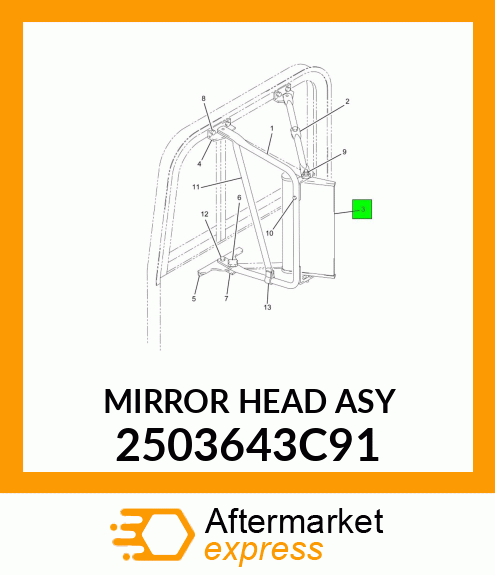 MIRROR_HEAD_ASY 2503643C91
