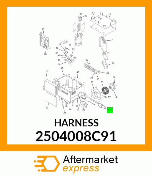 HARNESS 2504008C91