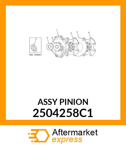 ASSY_PINION 2504258C1