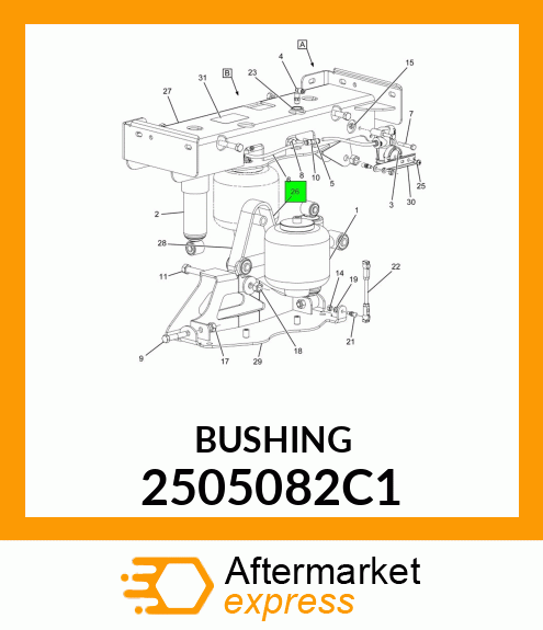 BUSHING 2505082C1