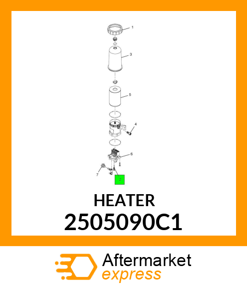 HEATER 2505090C1