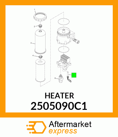 HEATER 2505090C1