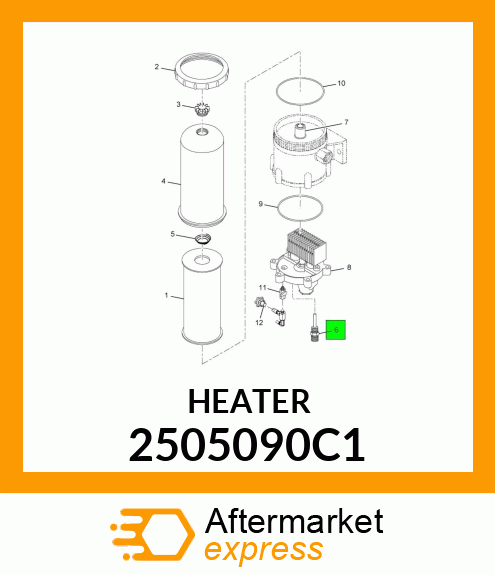 HEATER 2505090C1