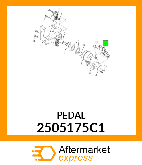 PEDAL 2505175C1