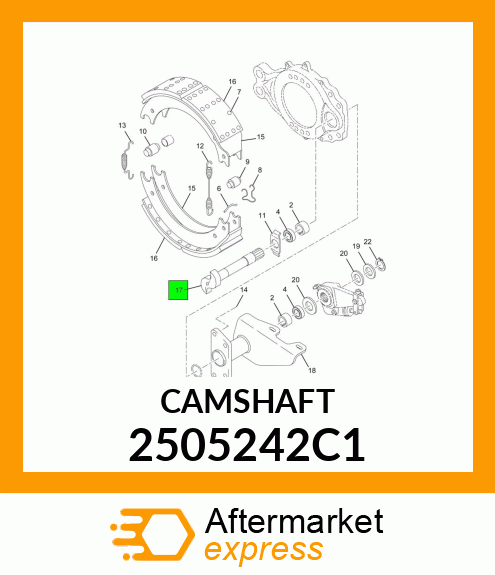 CAMSHAFT 2505242C1