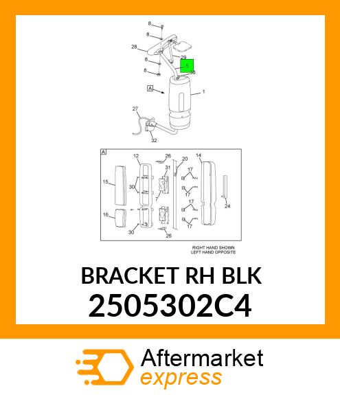 BRACKET_RH_BLK_ 2505302C4