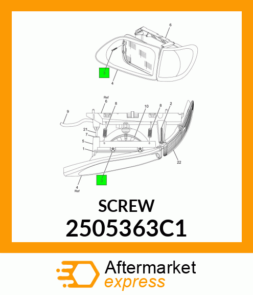 SCREW 2505363C1