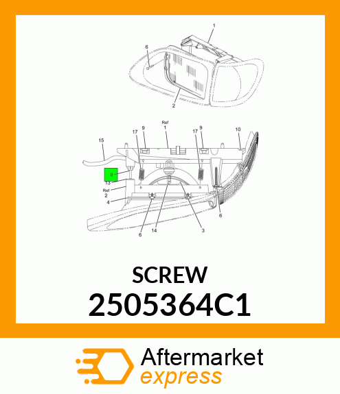 SCREW 2505364C1