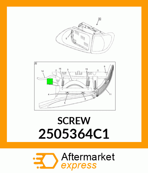 SCREW 2505364C1