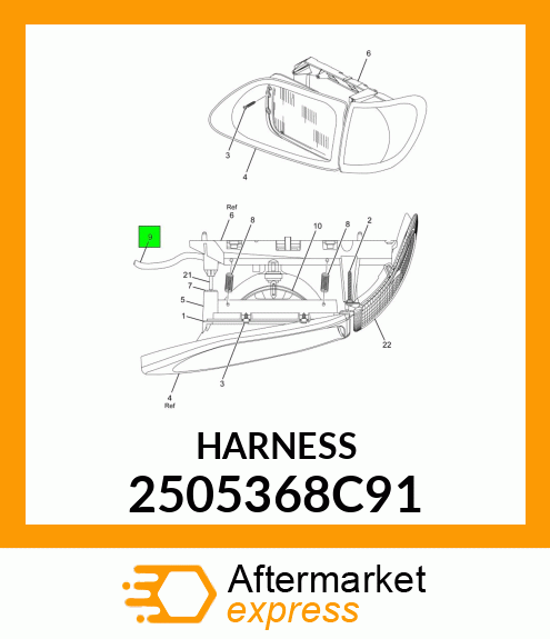 HARNESS 2505368C91