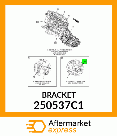 BRACKET 250537C1
