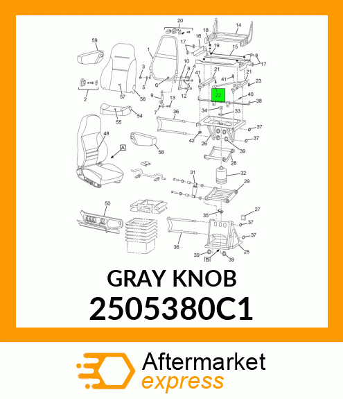 GRAYKNOB 2505380C1