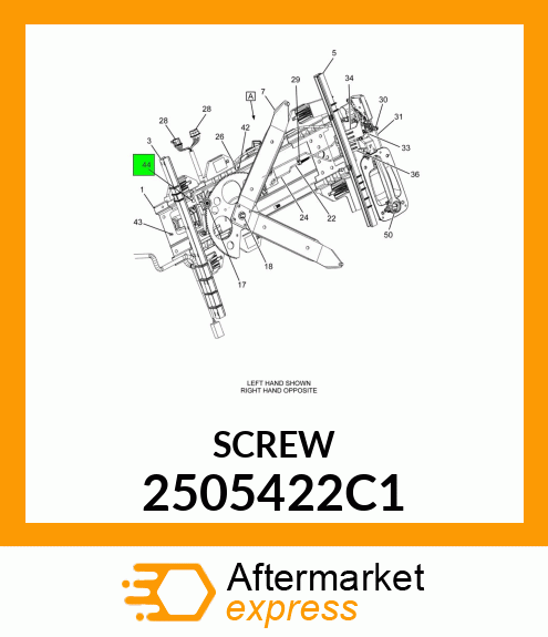 SCREW 2505422C1