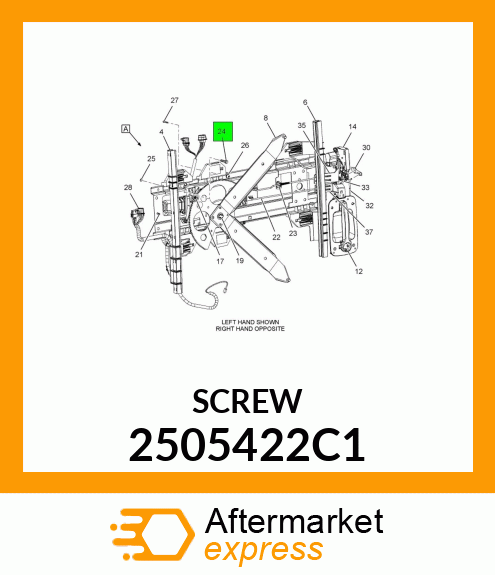 SCREW 2505422C1