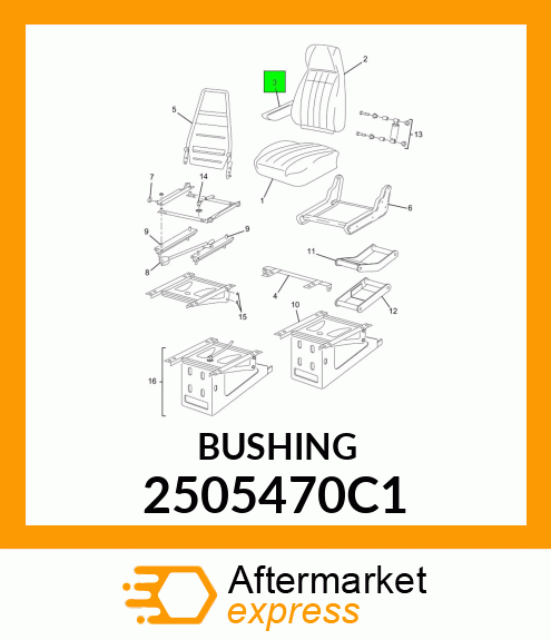 BUSHING 2505470C1