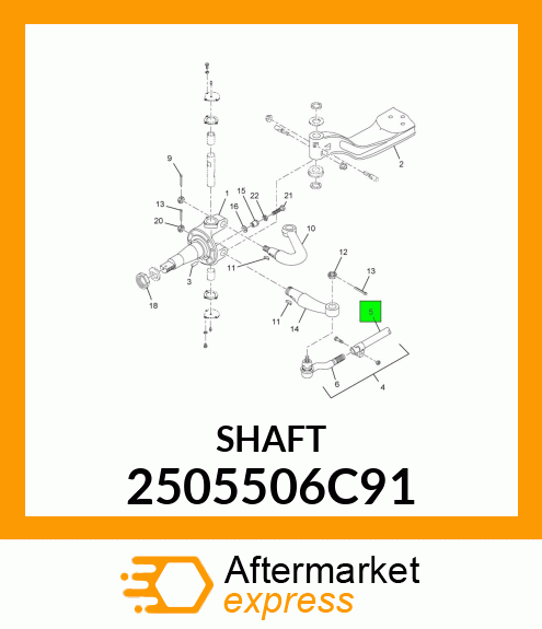 SHAFT 2505506C91