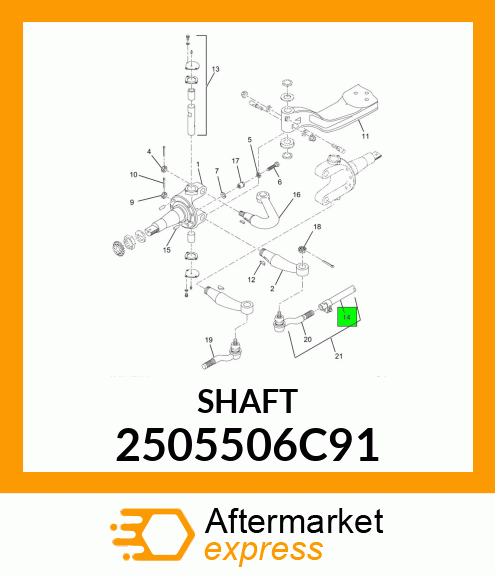 SHAFT 2505506C91