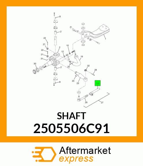 SHAFT 2505506C91