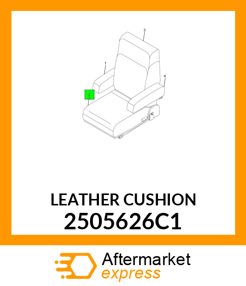 LEATHERCUSHION 2505626C1