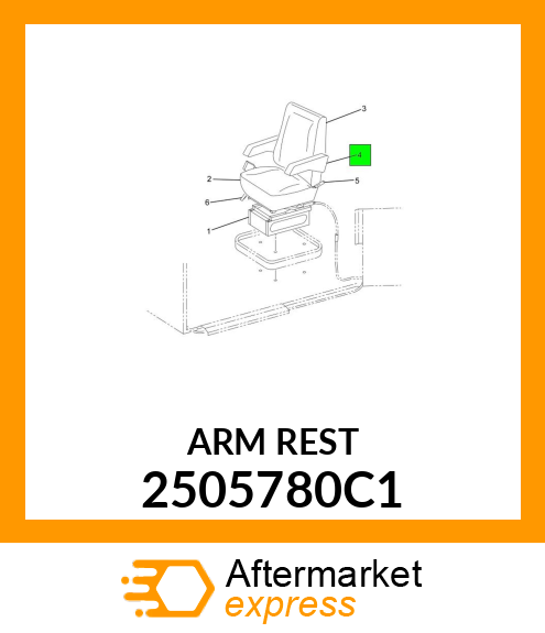 ARMREST 2505780C1