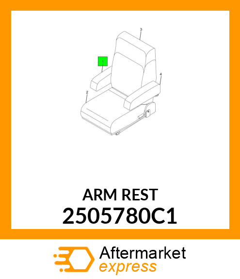 ARMREST 2505780C1