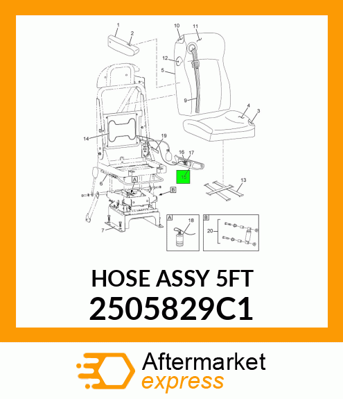 HOSEASSY 2505829C1