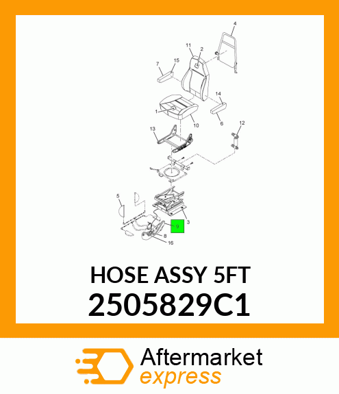 HOSEASSY 2505829C1