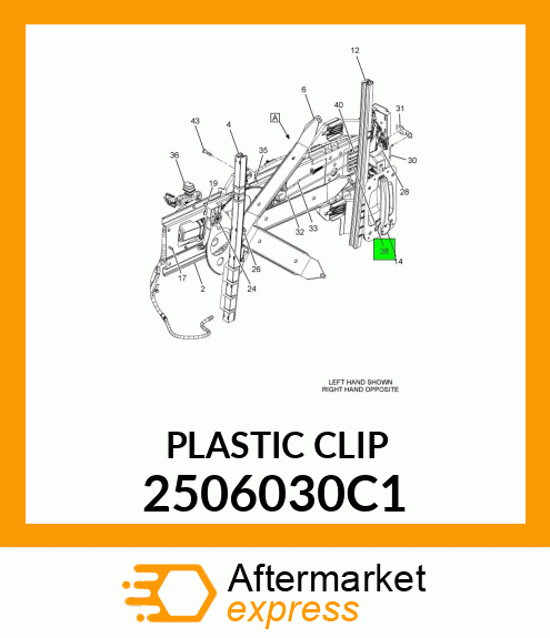 PLASTICCLIP 2506030C1