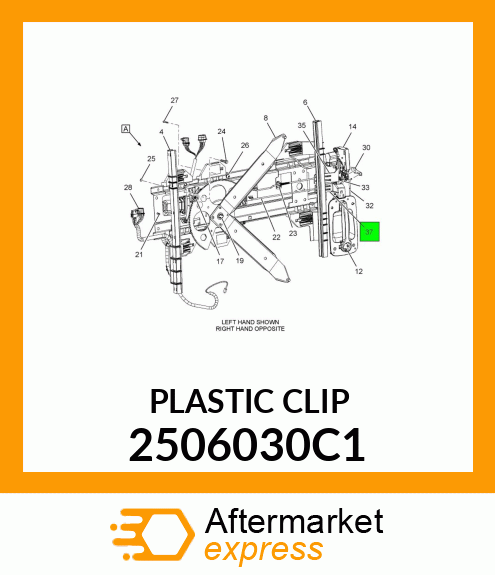 PLASTICCLIP 2506030C1