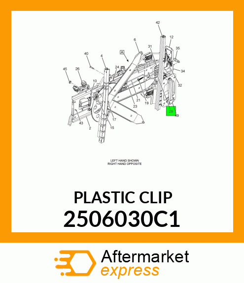 PLASTICCLIP 2506030C1