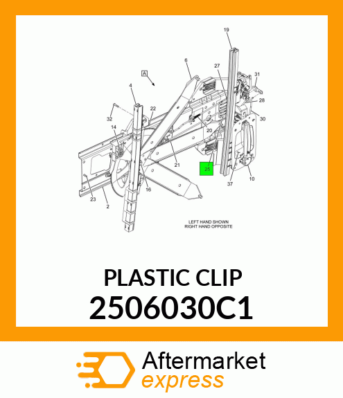 PLASTICCLIP 2506030C1