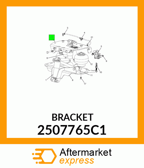 BRACKET 2507765C1