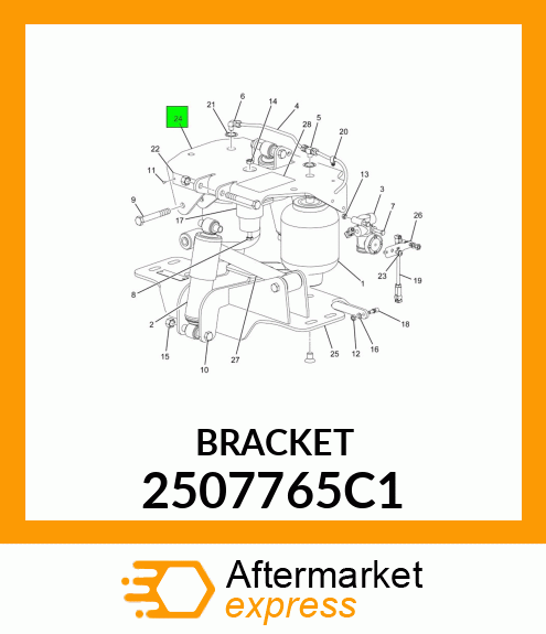 BRACKET 2507765C1