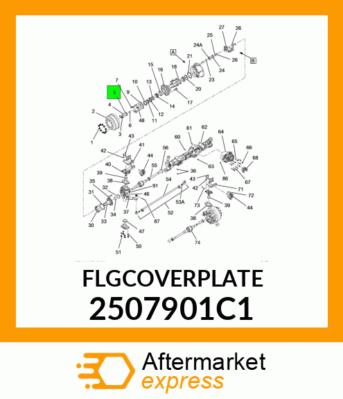 FLGCOVERPLATE 2507901C1