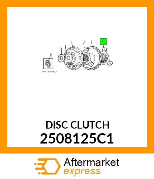 DISCCLUTCH 2508125C1