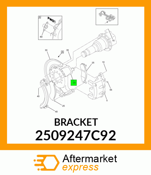 BRACKET 2509247C92