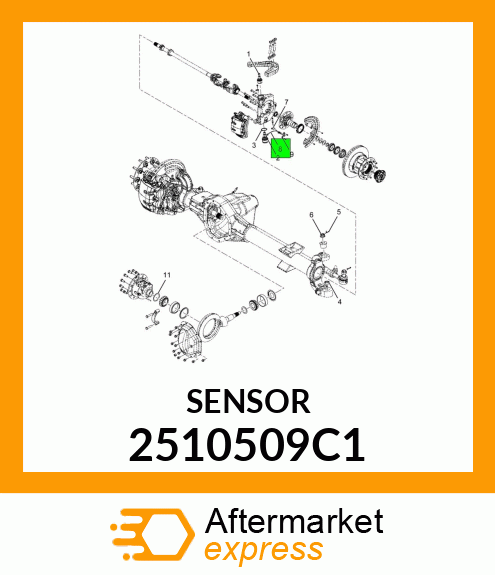 SENSOR 2510509C1