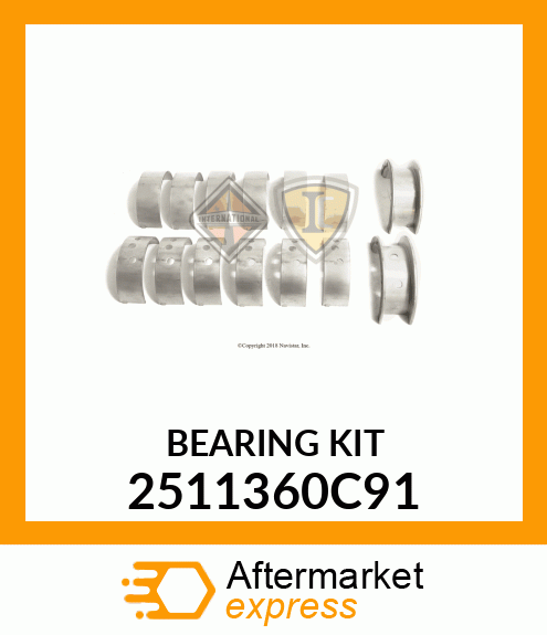 BEARINGKIT 2511360C91