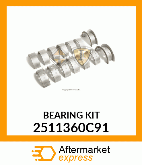 BEARINGKIT 2511360C91