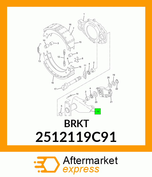 BRKT 2512119C91