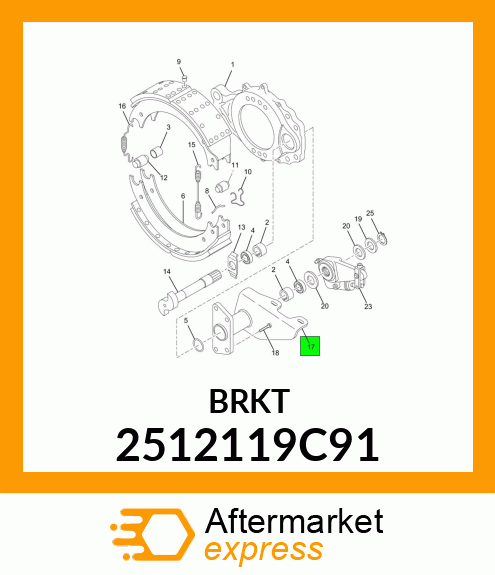 BRKT 2512119C91