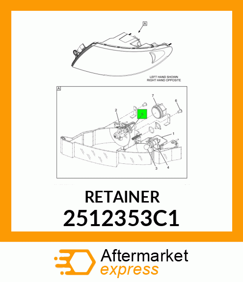 RETAINER 2512353C1