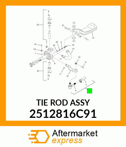 TIE_ROD_ASSY 2512816C91