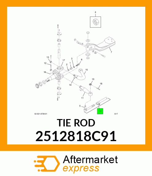 TIE_ROD 2512818C91