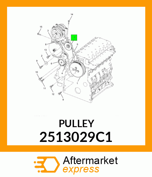 PULLEY 2513029C1