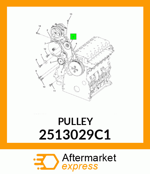 PULLEY 2513029C1