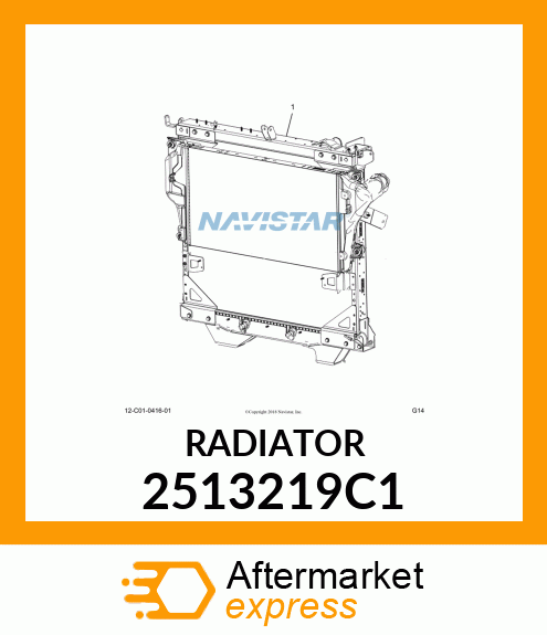 RADIATOR 2513219C1