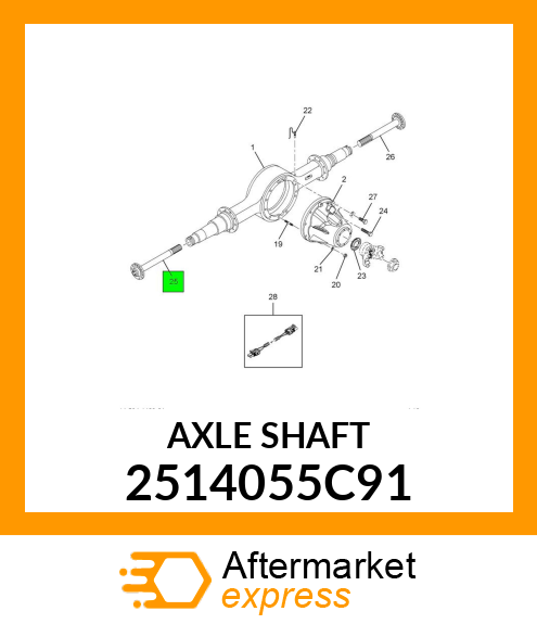 AXLE_SHAFT 2514055C91